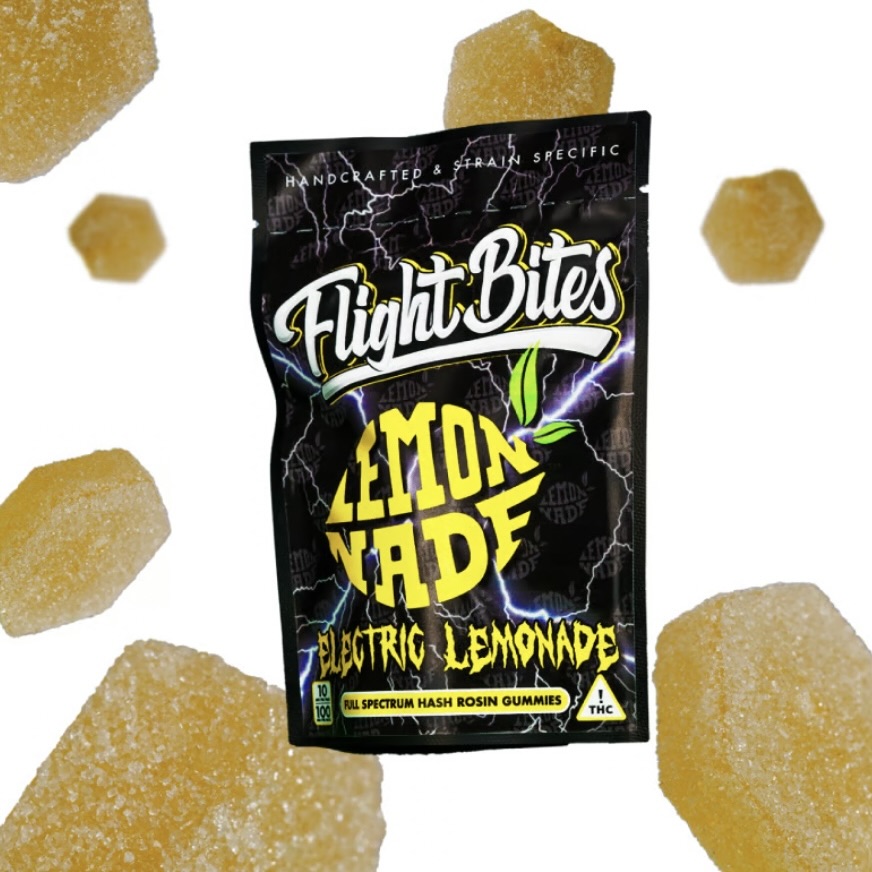 Flight Bites - Electric Lemonade - 100mg THC (10x 10mg)