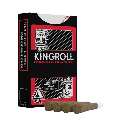 Kingroll 4pk .75g Cannalope AK x Cannalope Kush Infused Preroll 4pk