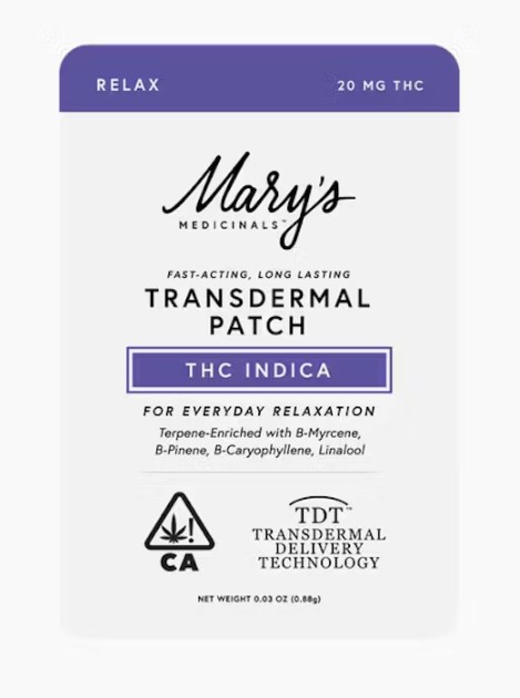Mary's THC Indica Transdermal Patch