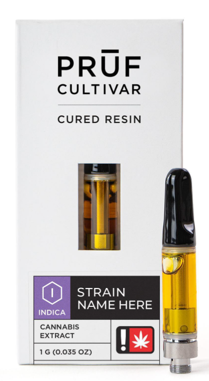 Pruf Cultivar Lemon Cherry Gelato Cured Resin Cartridge 1g