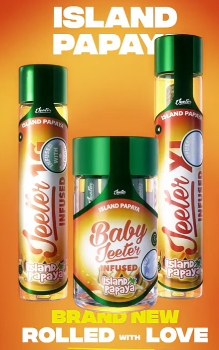 Island Papaya "Jeeter" Infused Preroll | 1g