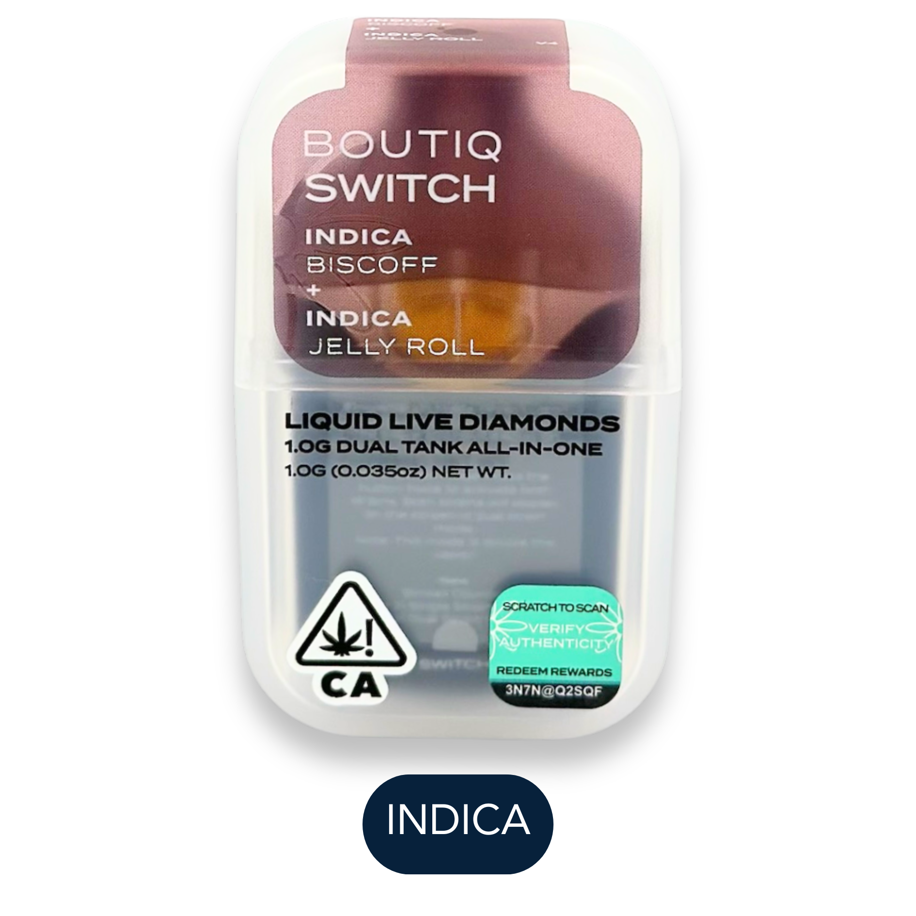 Boutiq - Live Resin Double - Biscoff x Jelly Roll - RTU - 1.0g