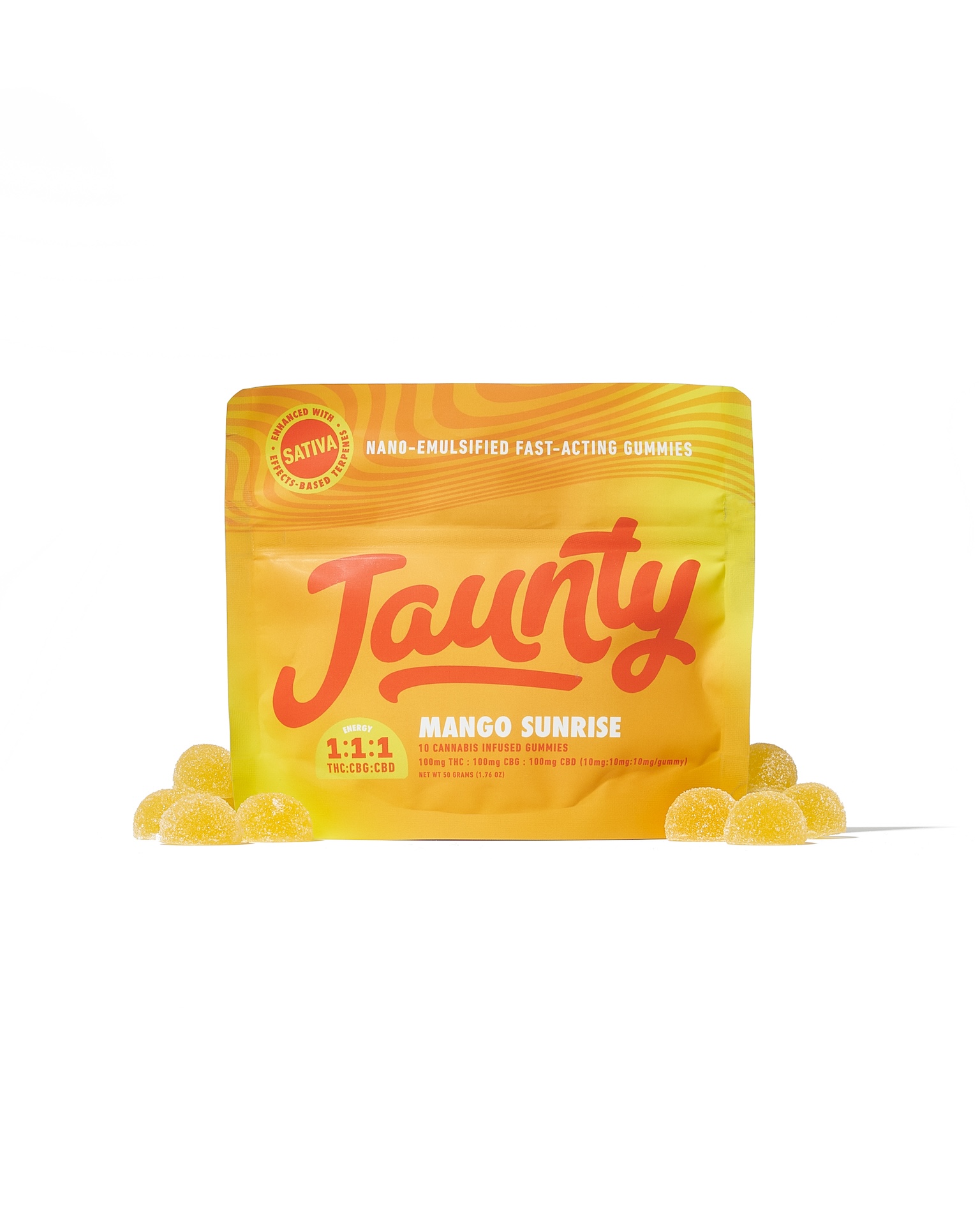 Jaunty | Edible | Gummy - Mango Sunrise | 100mg