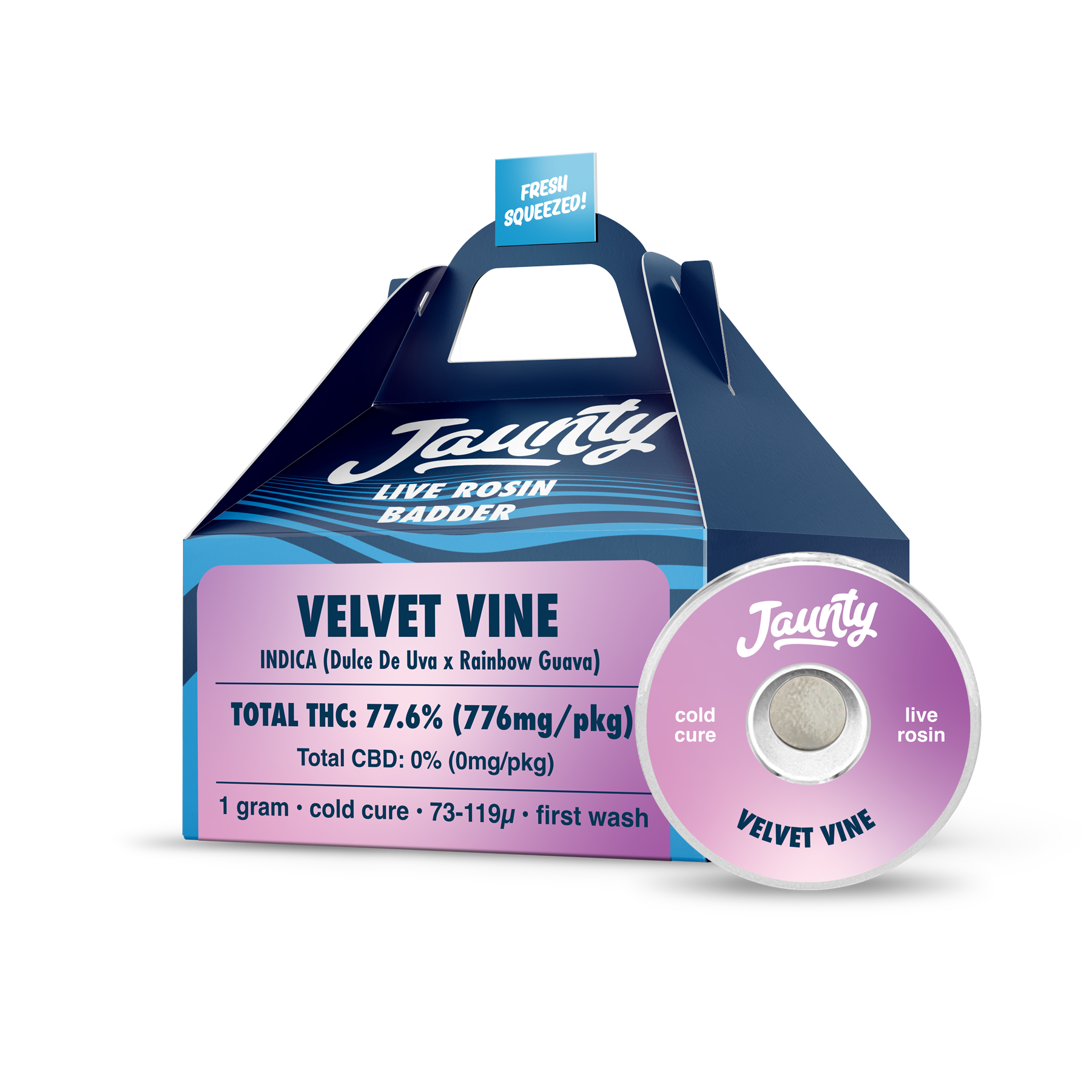 Jaunty | Velvet Vine Badder | Live Rosin | 1g