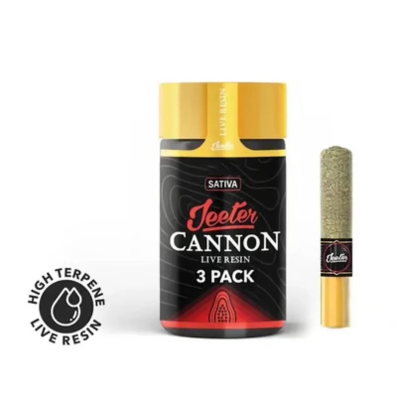Jeeter - Golden G.O.A.T. Infused Cannon 3pk 1.5g