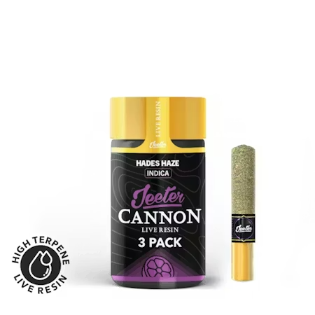 Jeeter - Hades Haze Infused Cannon 3pk 1.5g