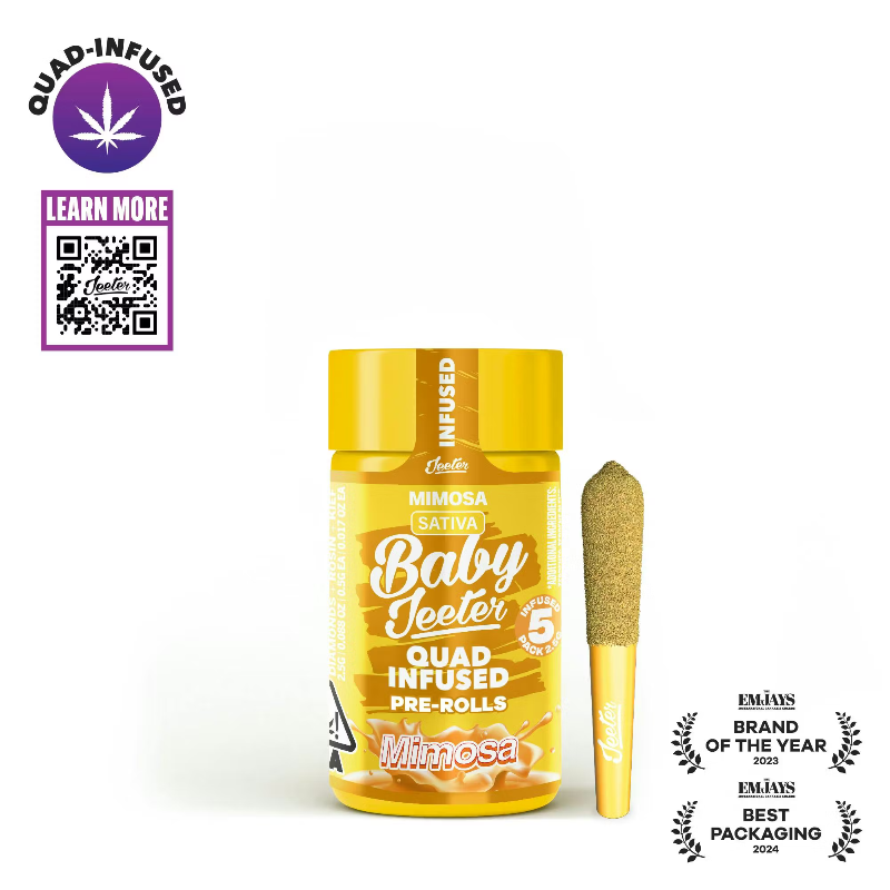 Jeeter - Mimosa Infused Baby Preroll 5pk 2.5g