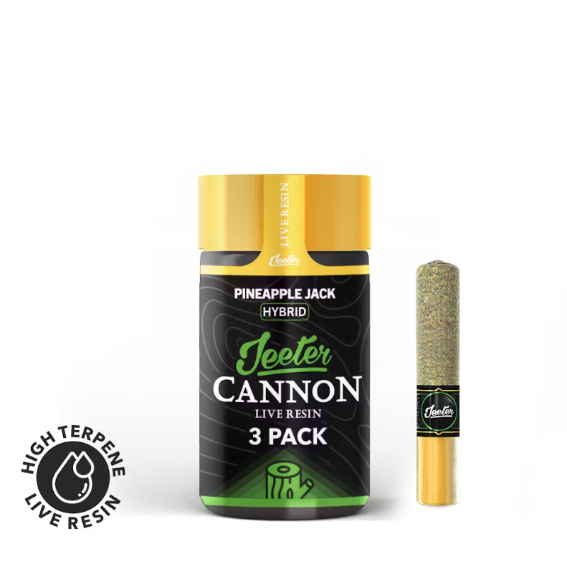 Jeeter - Pineapple Jack Infused Cannon 3pk 1.5g