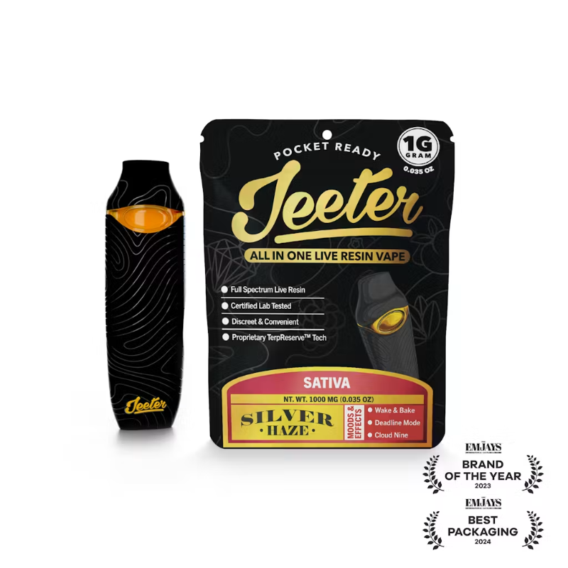 Jeeter - Silver Haze Live Resin AIO 1g