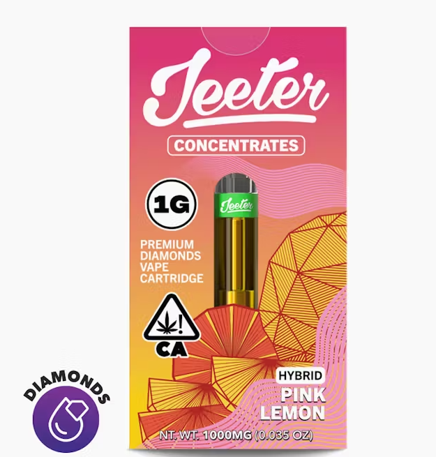 Jeeter Pink Lemon 1g Liquid Diamonds Cartridge