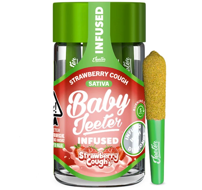 Preroll: Strawberry Cough (Infused 5-Pack)