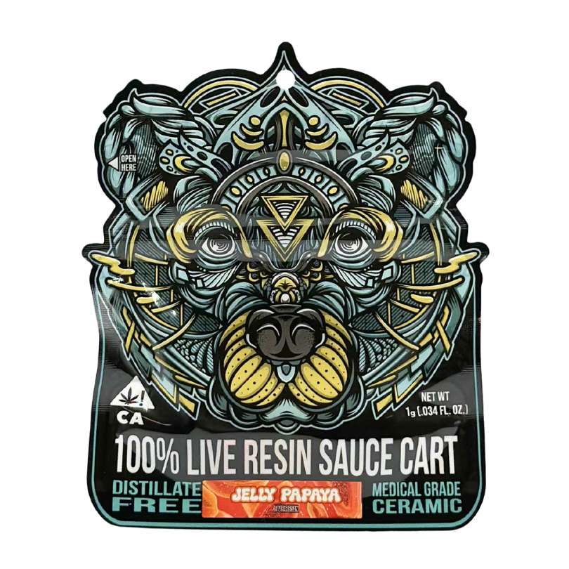 Bear Labs - Jelly Papaya - Sauce Cartridge - Vape Cart - 1.0g