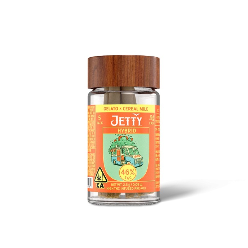 Jetty Blue Dream x DOC 15 (S) High THC preroll 5pk 2.5g