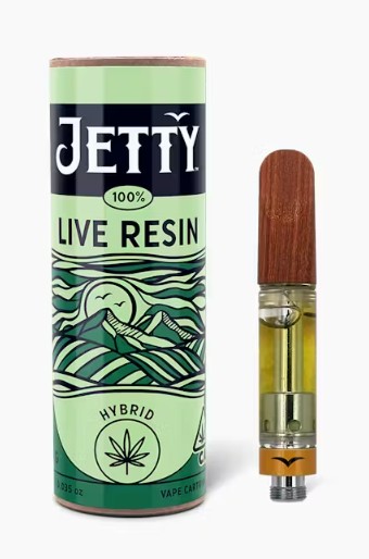 Jetty 1g Hash Burger Live Resin Cartridge