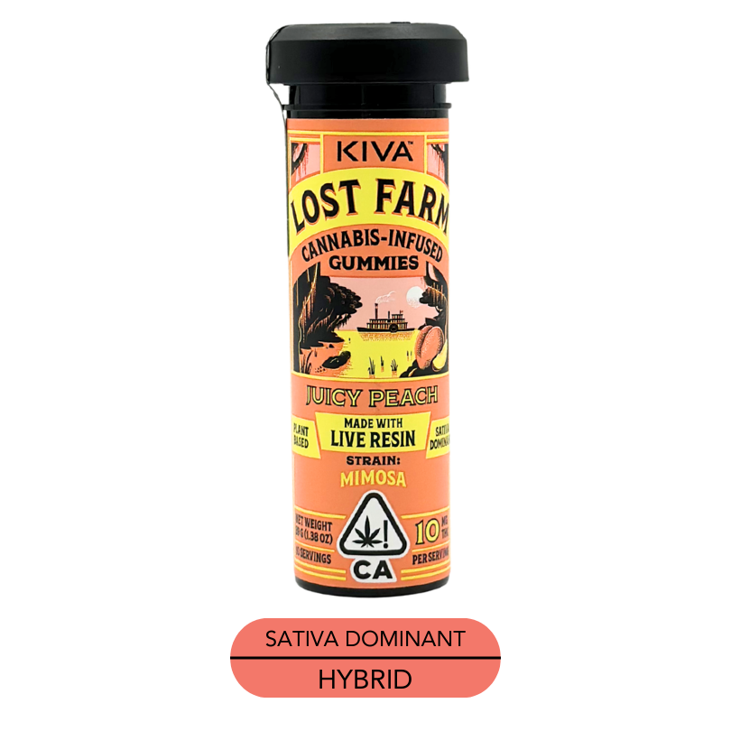Lost Farm - Gummies - Juicy Peach x Mimosa - Edibles - 10pk - 100mg