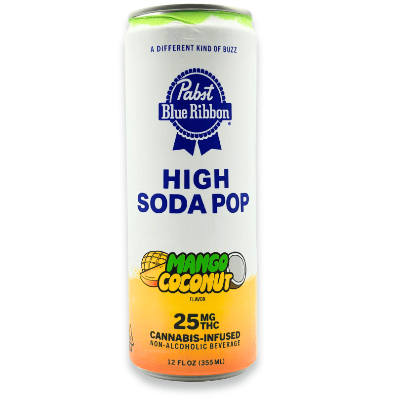 Pabst - High Soda - Mango Coconut - Beverage - 12oz - 25mg