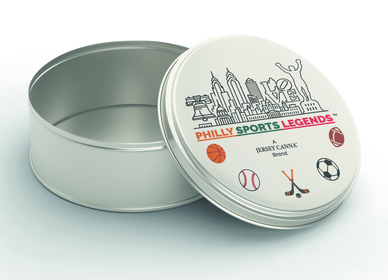 Philly Sport Legends Reusable Tin