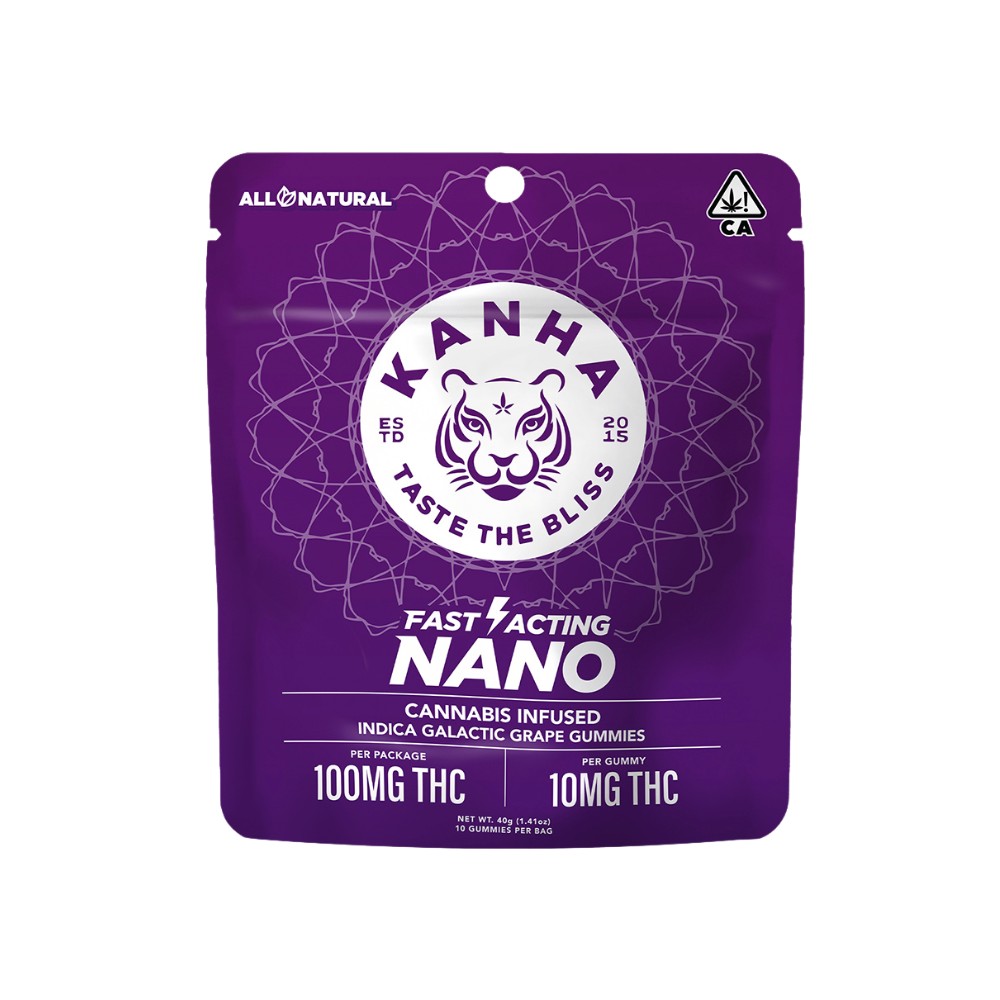 KANHA — NANO INDICA - GALACTIC GRAPE 100MG - KANHA