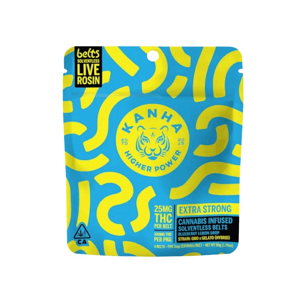 KANHA — ROSIN BELTS - HYBRID BLUEBERRY LEMON DROP 100MG - KANHA