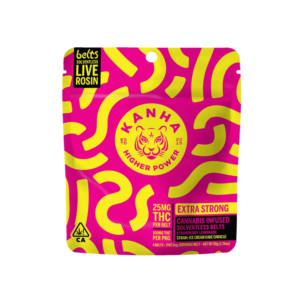 KANHA — ROSIN BELTS - INDICA STRAWBERRY LEMONADE 100MG - KANHA