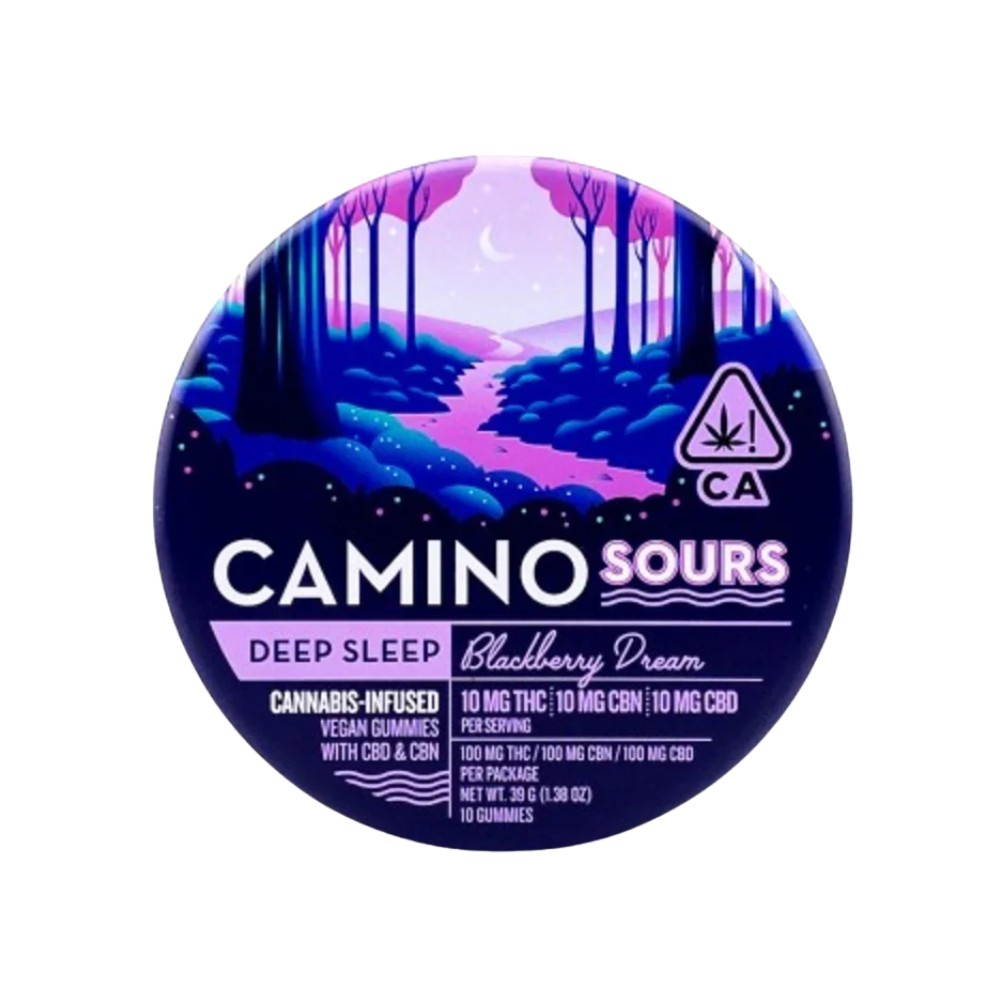 CAMINO - BLACKBERRY SOURS CBN 1:1:1 THC/CBD/CBN - KIVA CONFECTIONS