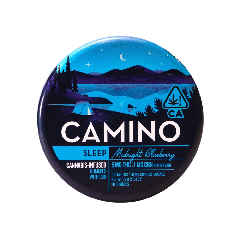 CAMINO - MIDNIGHT BLUEBERRY 100MG - KIVA CONFECTIONS