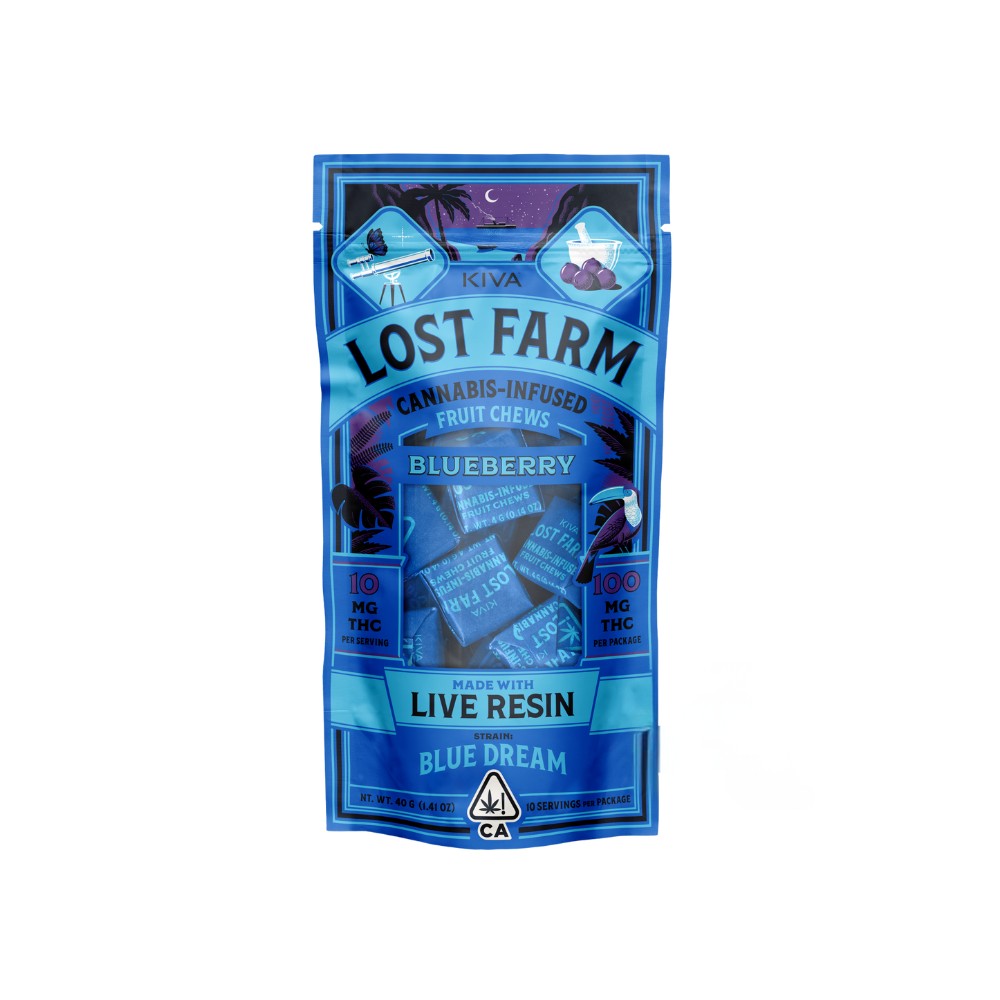Kiva: Lost Farm Chews - Blueberry - Kiva Confections
