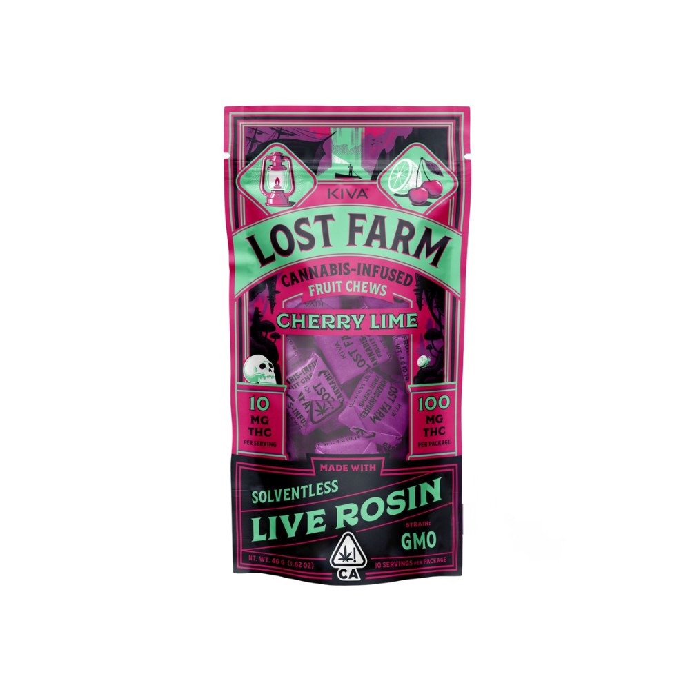 Kiva: Lost Farm Chews - Cherry Lime - Kiva Confections
