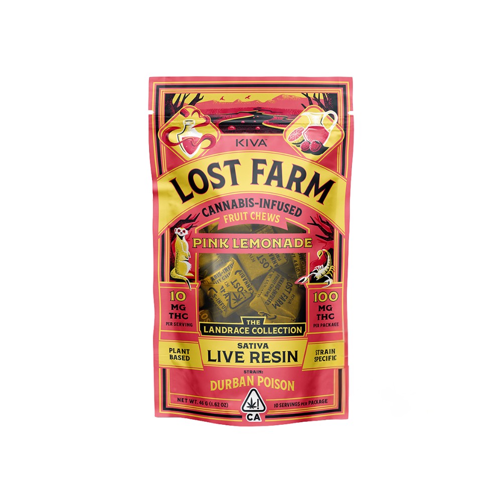 Kiva: Lost Farm Chews - Pink Lemonade - Kiva Confections
