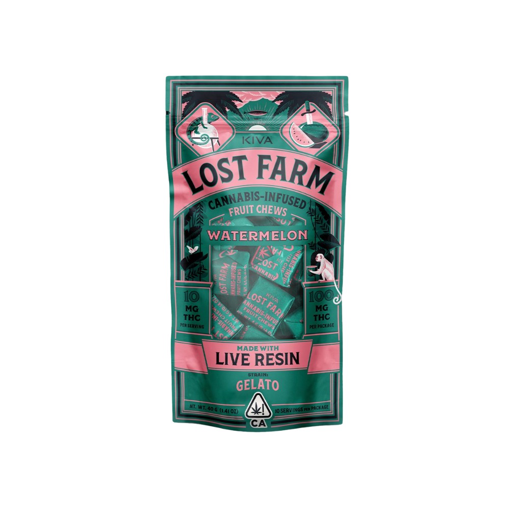 Kiva: Lost Farm Chews - Watermelon - Kiva Confections