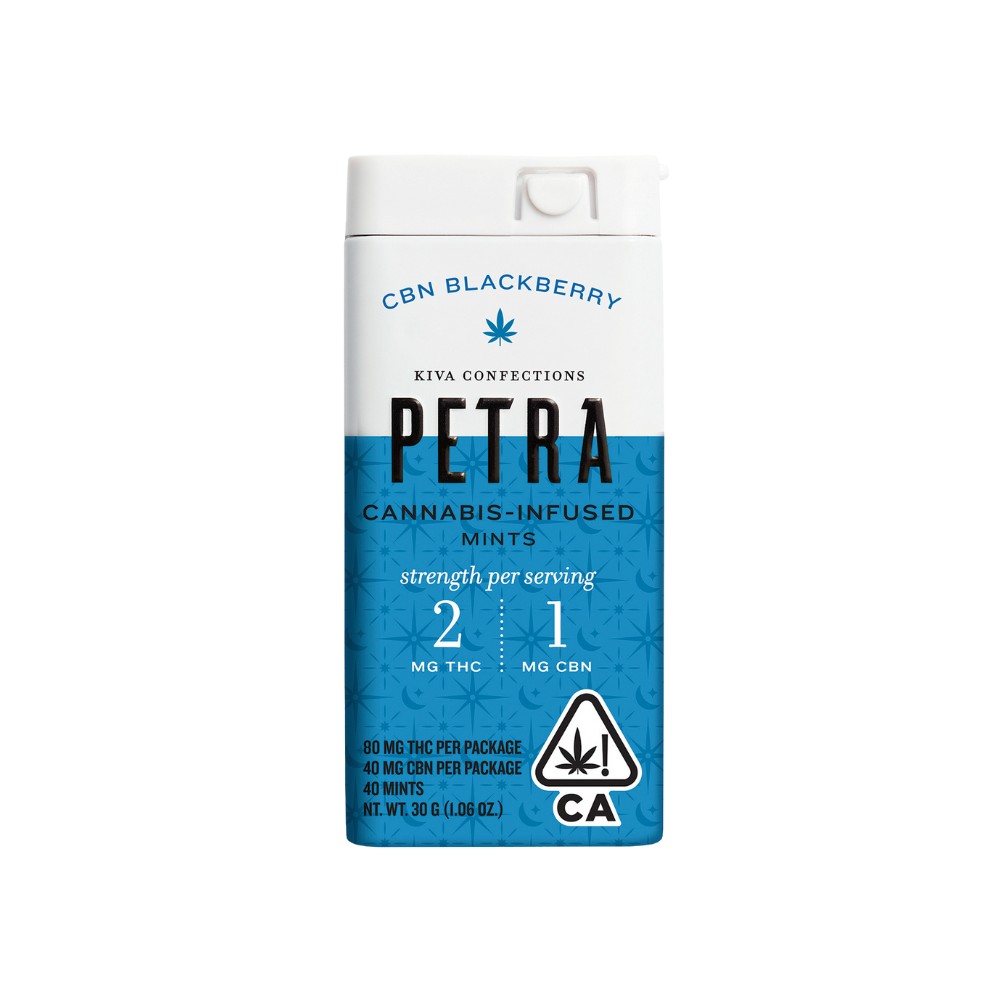 Kiva: Petra Mints - :1 Blackberry - Kiva Confections