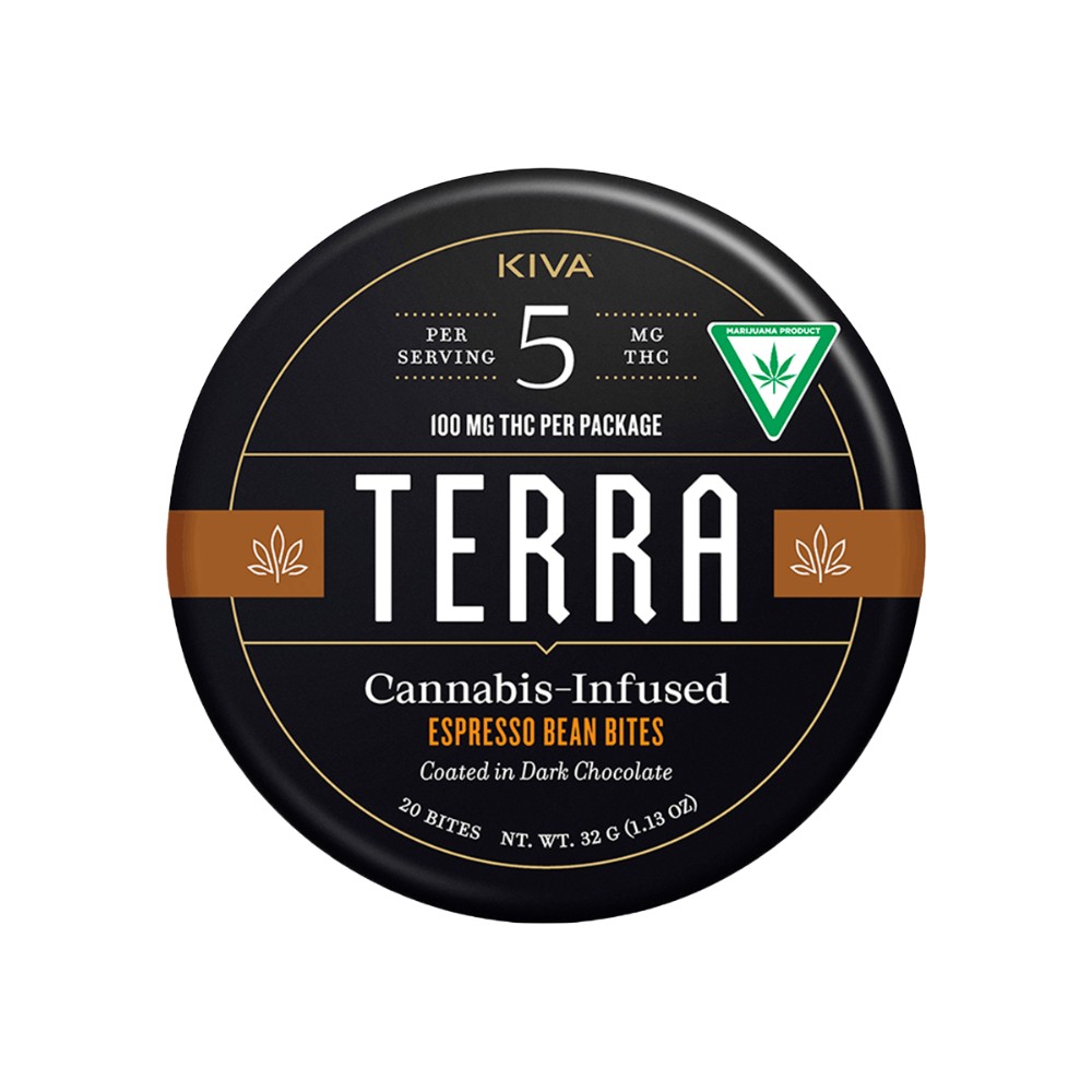 Kiva — Terra Bites - Dark Espresso Beans - Kiva Confections