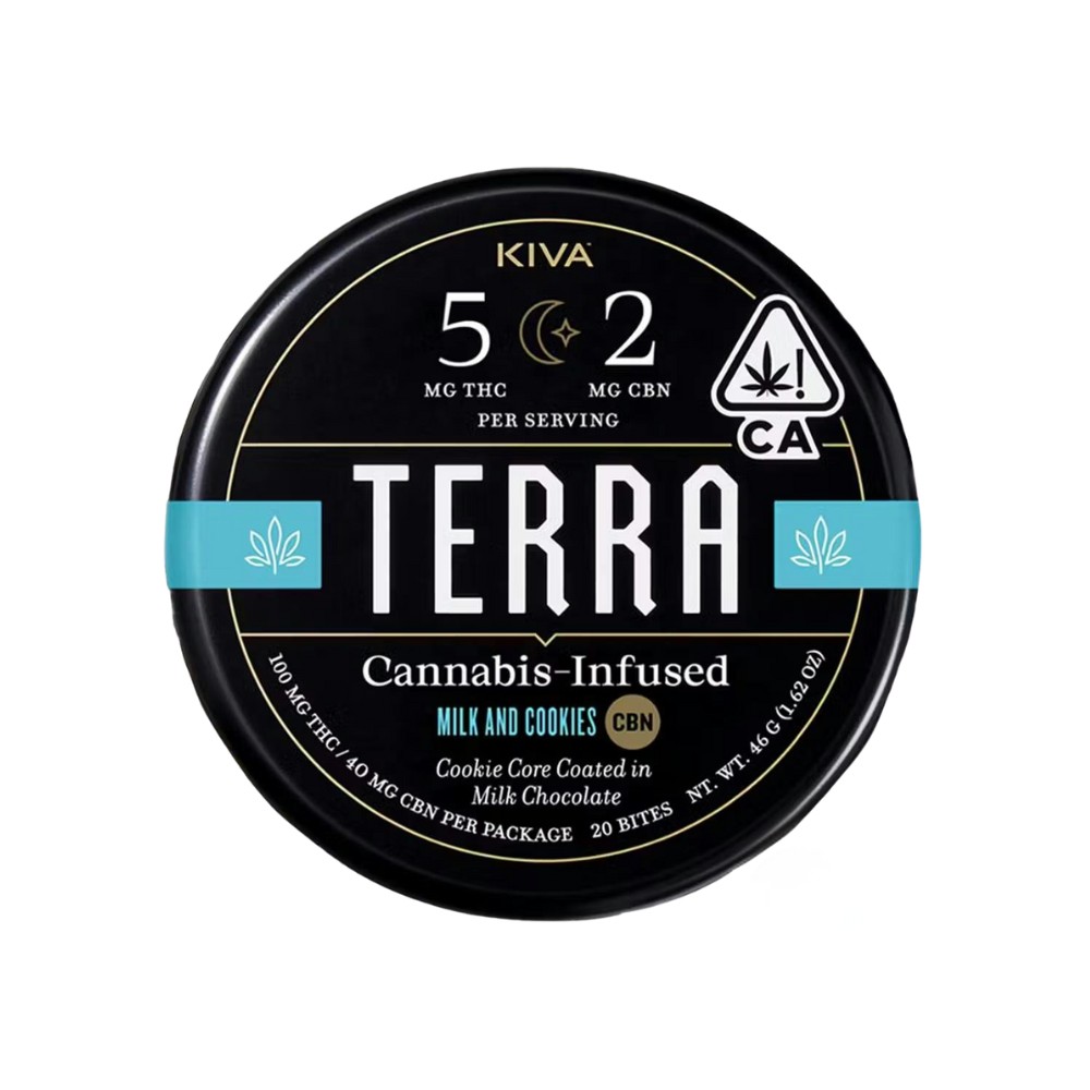 Kiva — Terra Bites - :2 Milk & Cookies - Kiva Confections