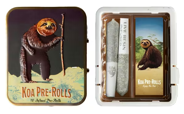 Koa Infused 2pk Prerolls .7g Super Lemon Haze x Sour Diesel