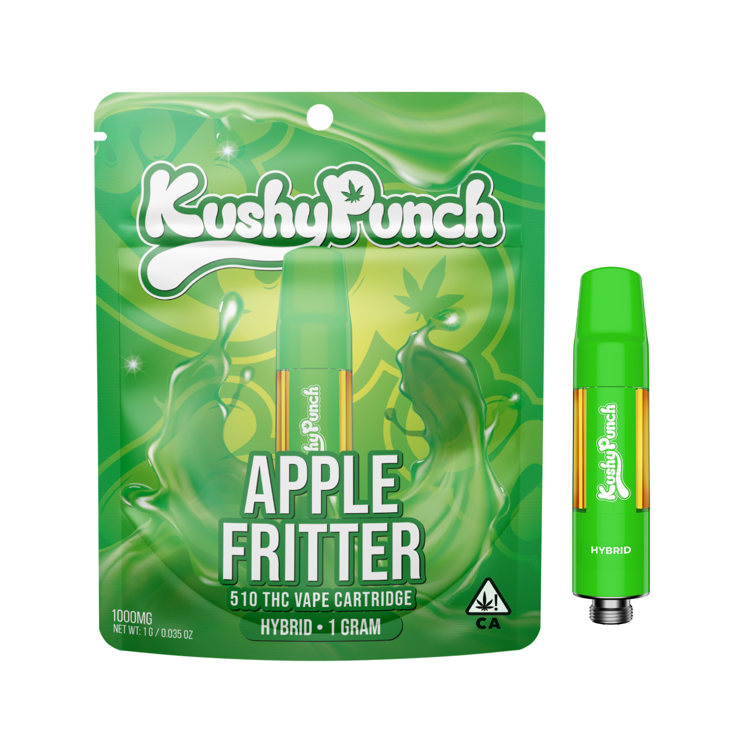 Kushy Punch Cart 1g Apple Fritter