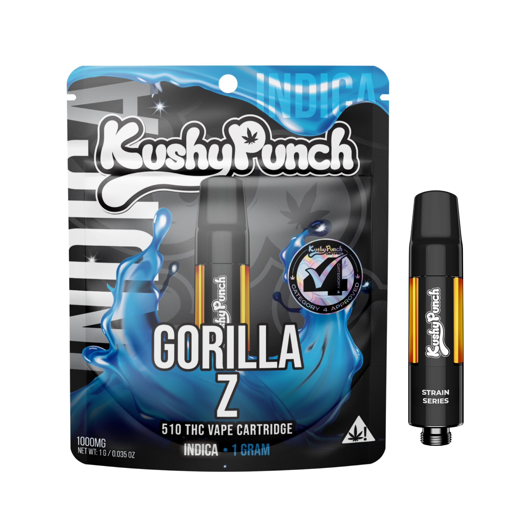 Kushy Punch Cart 1g Gorilla Z