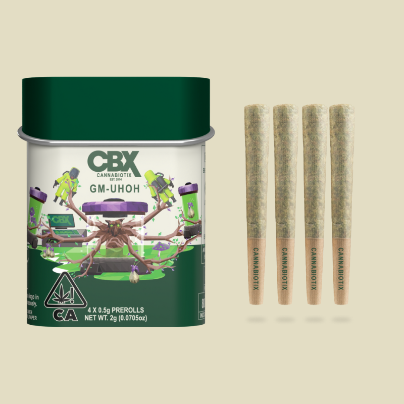 Cannabiotix Gm-uhOh (H) Preroll 4pk 2g
