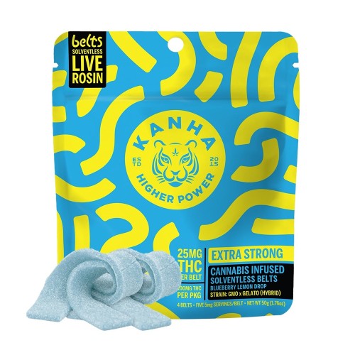 KANHA - Blueberry Lemon Drop Nano Hybrid Rosin Belts - 100mg - Edible