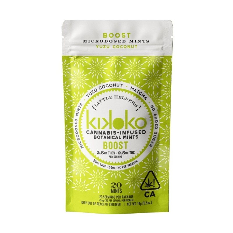 Kikoko Boost Little Helpers 1:1 THC/THC-v Mints 20ct 100mg