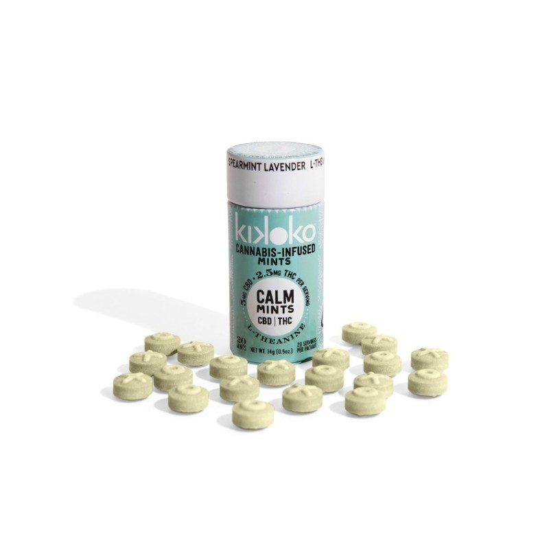 Kikoko Calm Little Helpers 2:1 CBD/THC Mints 20ct 150mg