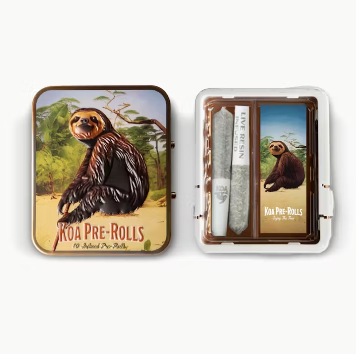 Koa Infused 2pk Prerolls .7g Apples and Bananas