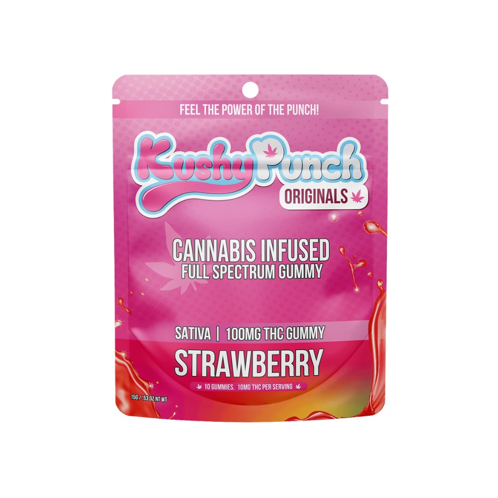 SATIVA STRAWBERRY 100MG - KUSHY PUNCH