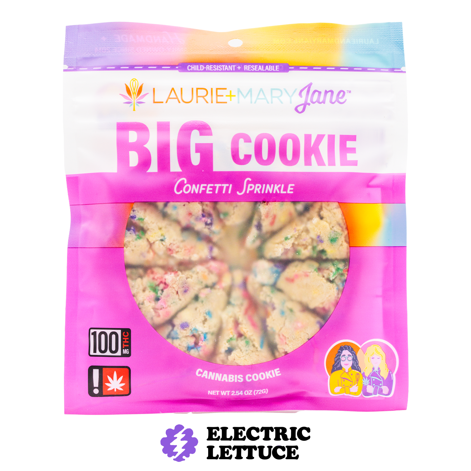 Laurie + Mary Jane Big Cookie Confetti Sprinkles 100mg