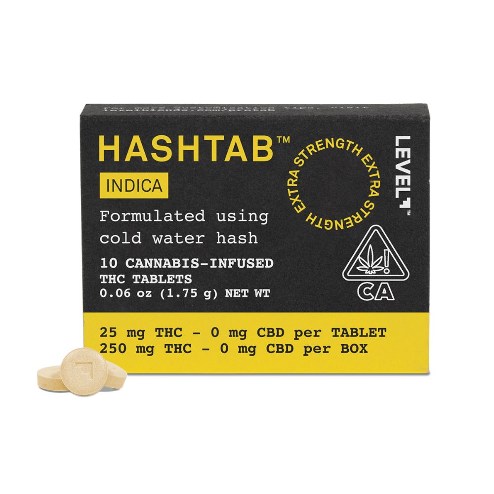 LEVEL: INDICA HASHTAB 250MG - LEVEL BLENDS