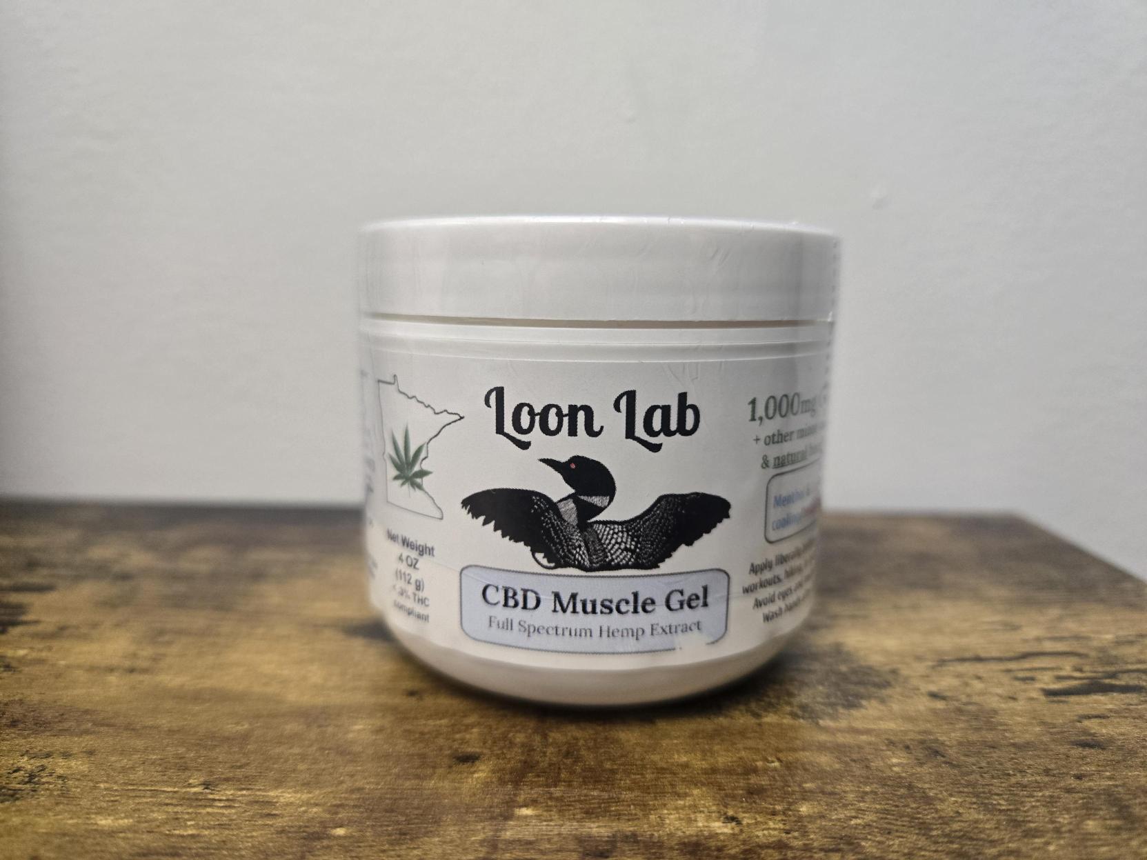 Loon Labs - CBD Muscle Gel - 1000mg CBD