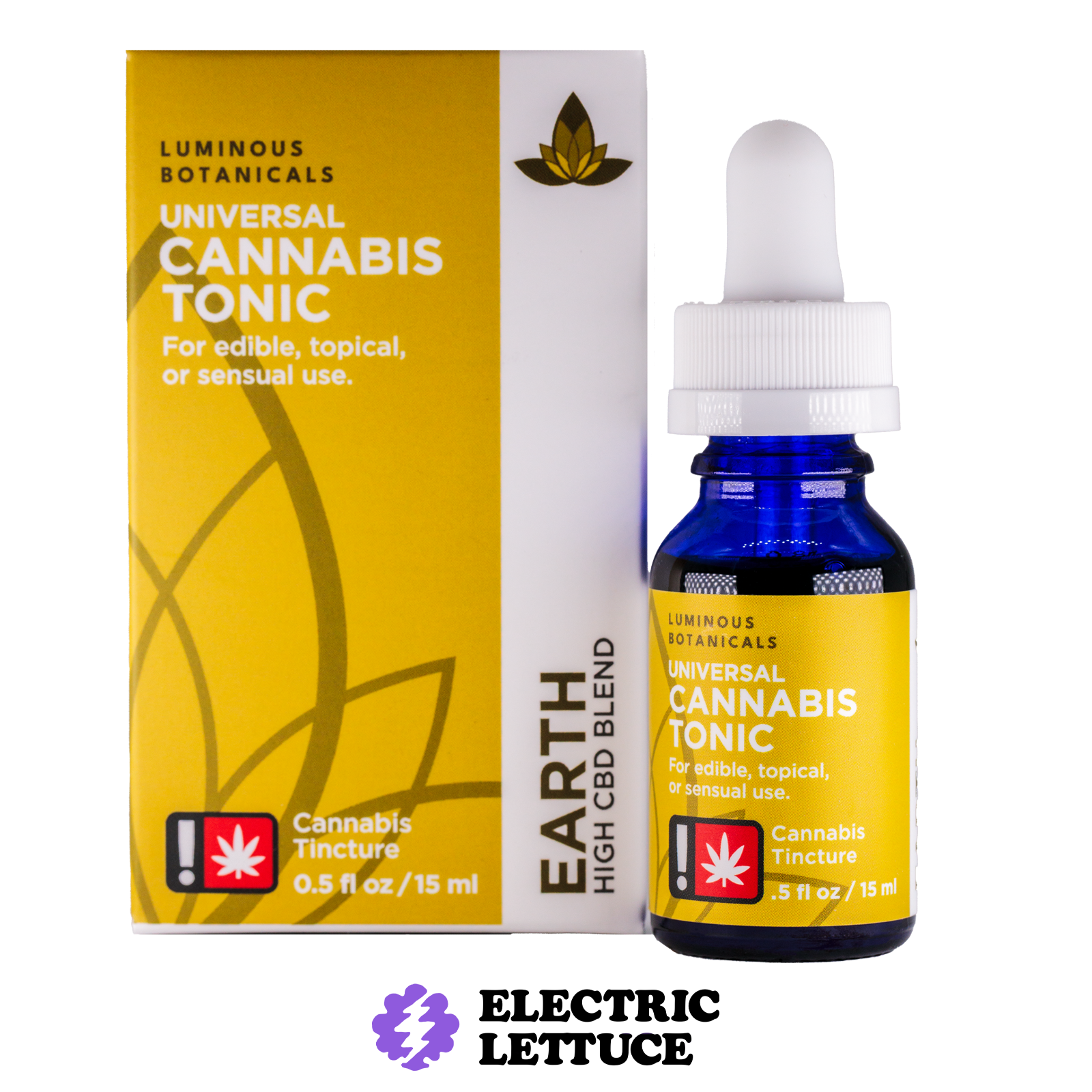 Luminous Botanicals Earth Blend Tincture 0.5oz 375mg