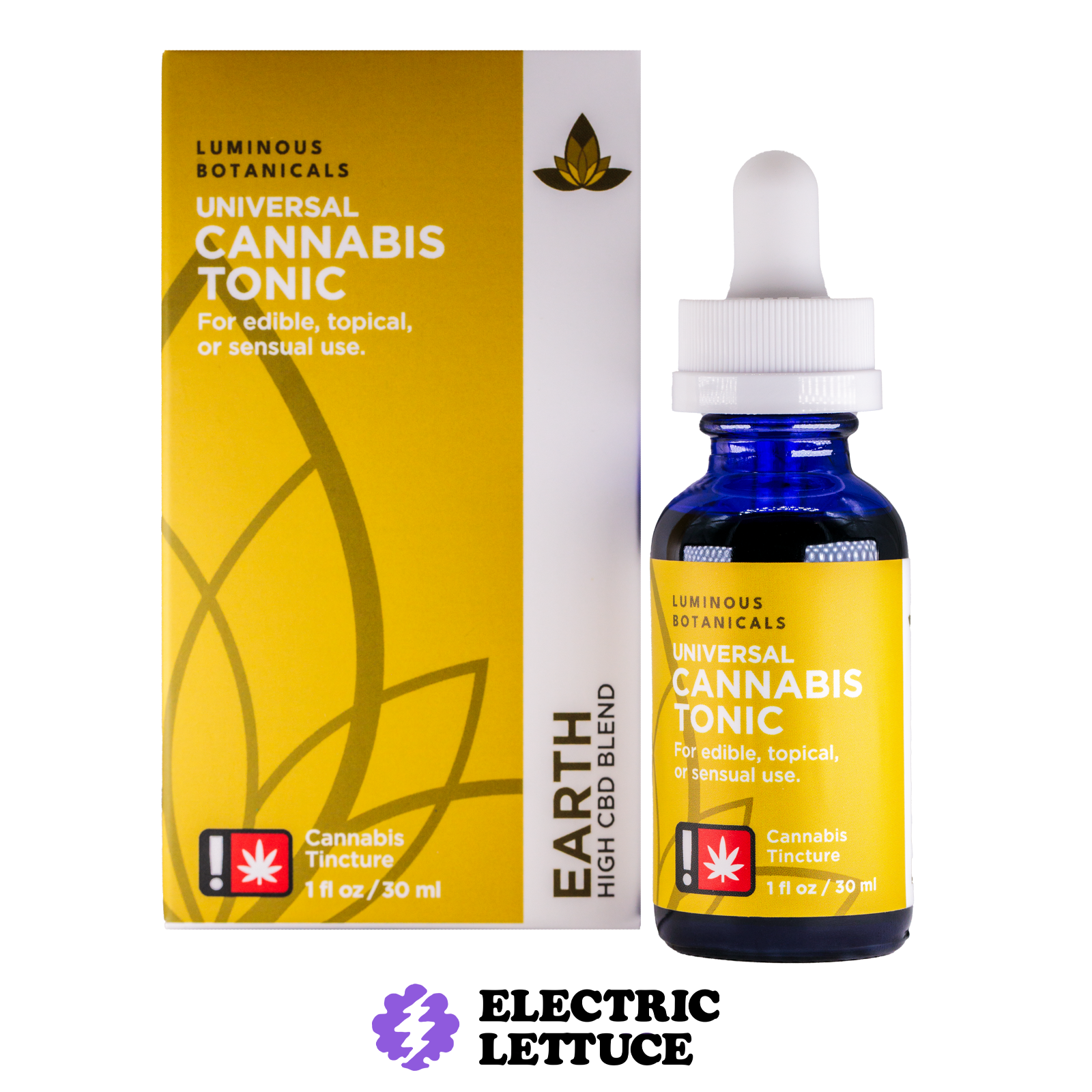 Luminous Botanicals Earth Blend Tincture 1oz 750mg