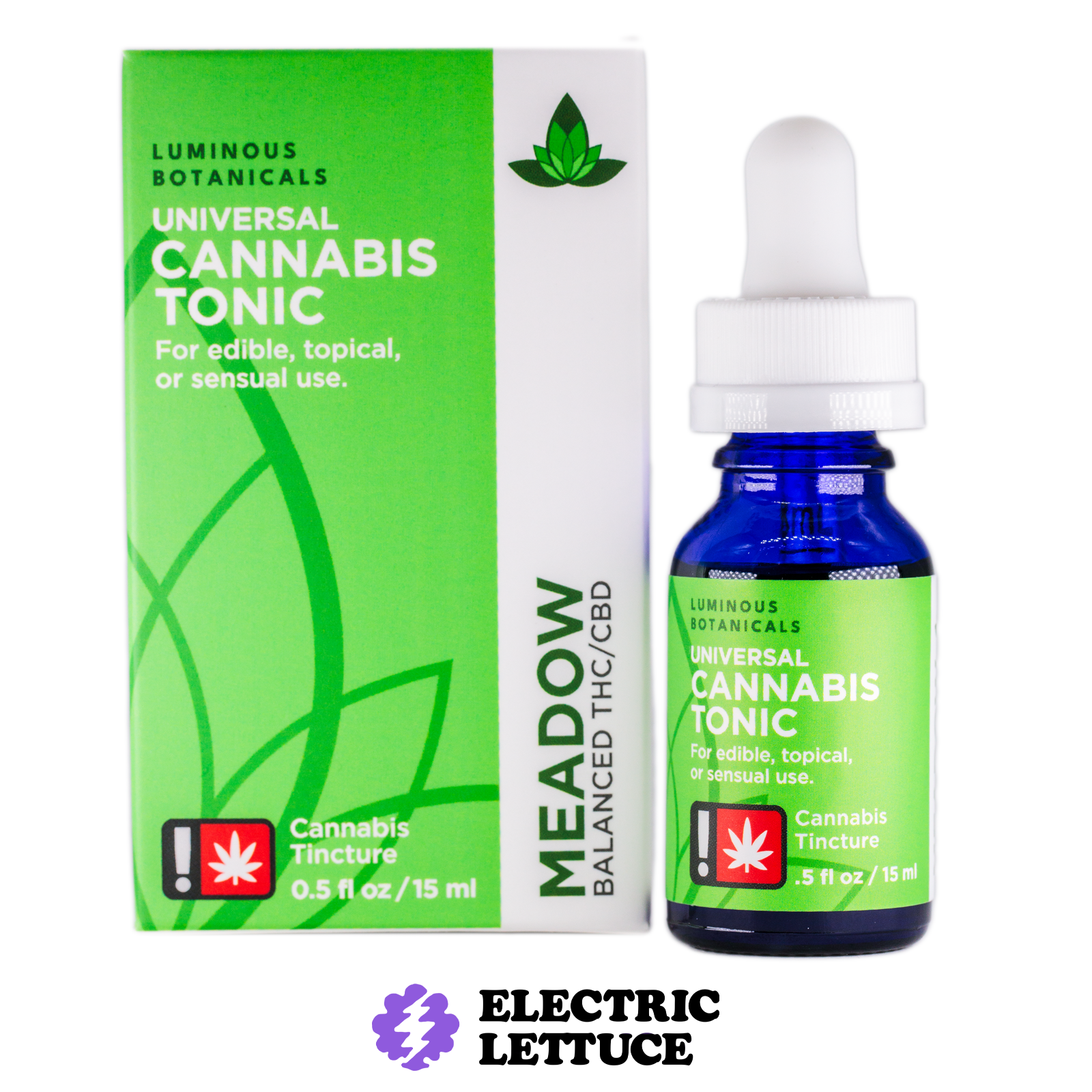 Luminous Botanicals Meadow Blend Tincture 0.5oz 375mg