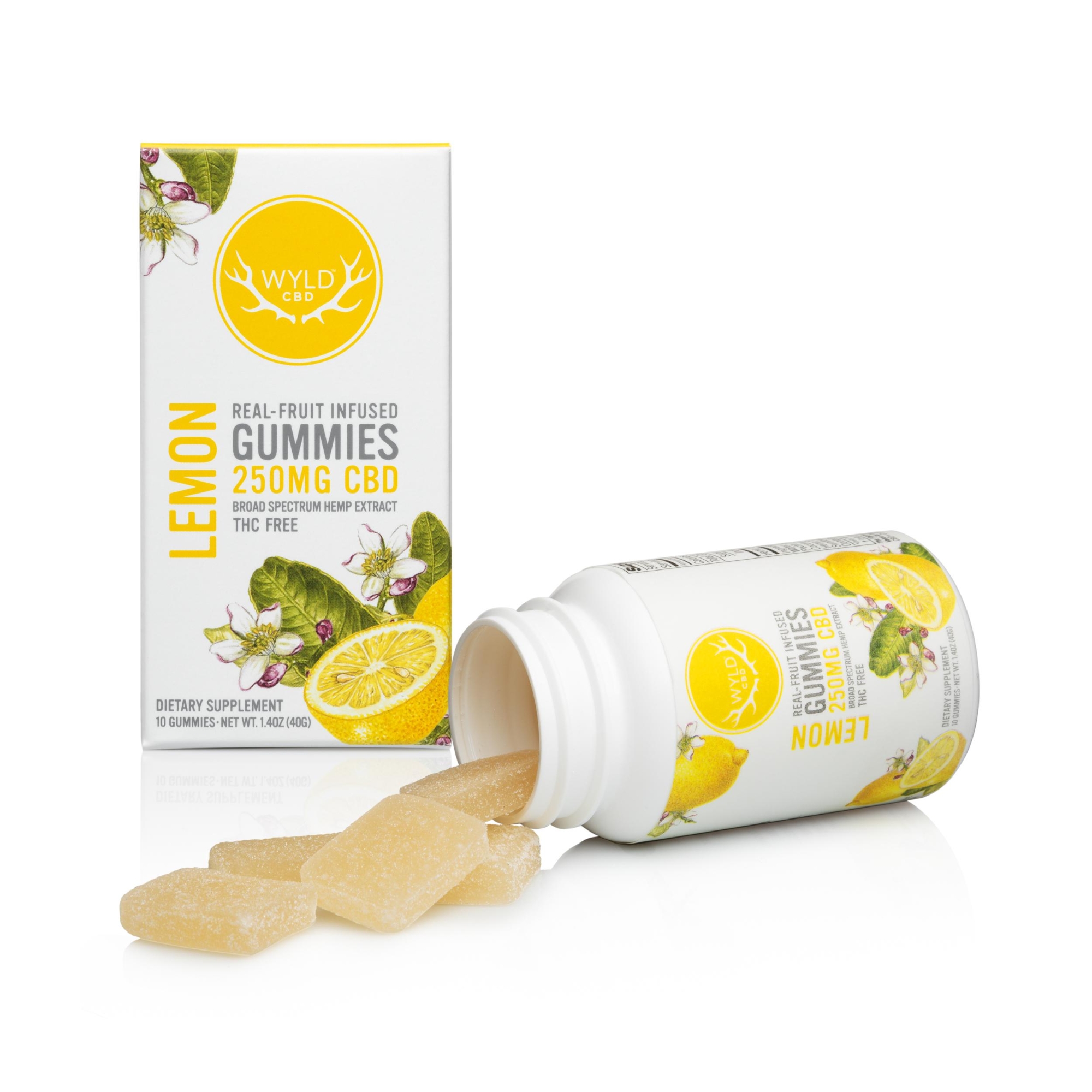Wyld | Hemp 50mg CBD Gummies | Lemon