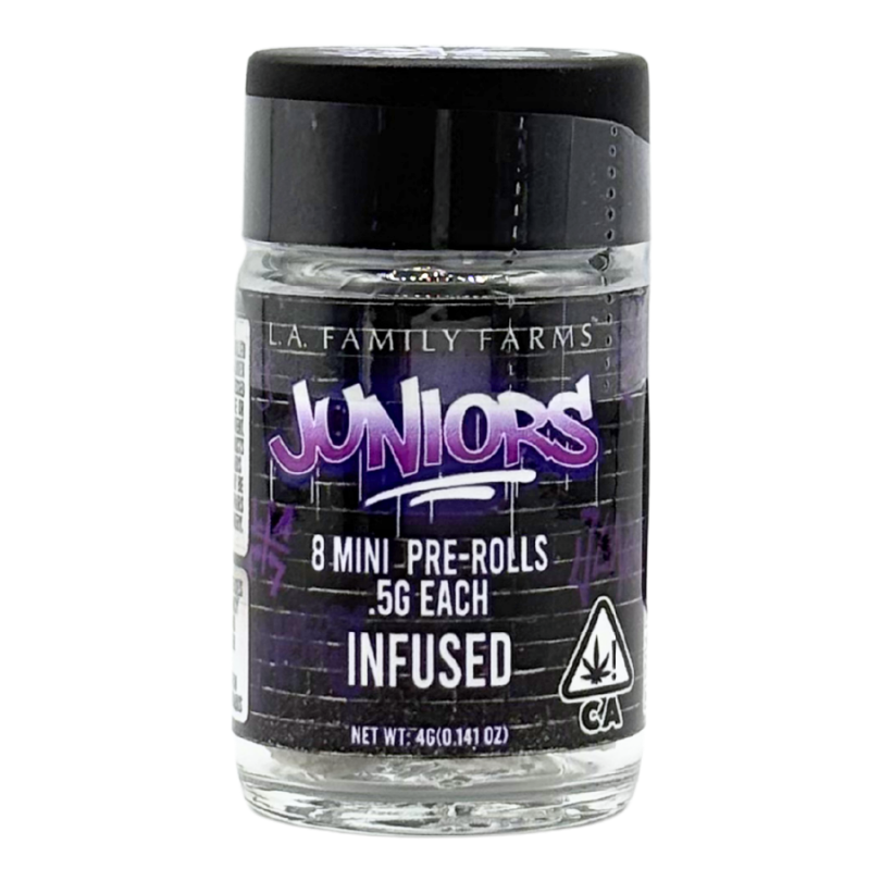 LA Family Farms - Juniors - Lemon Banger X Lemon Z - Infused Preroll Pack - 8pk - 4.0g